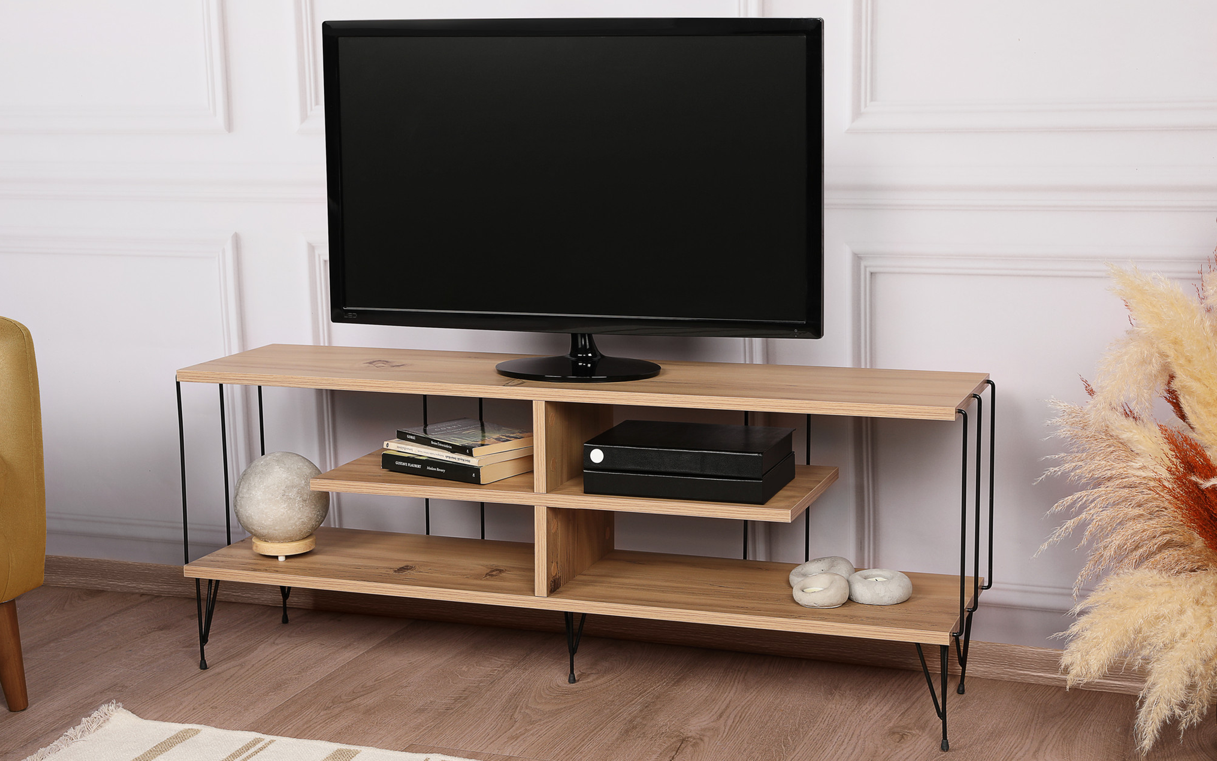 Modul TV Hezel, stejar  3